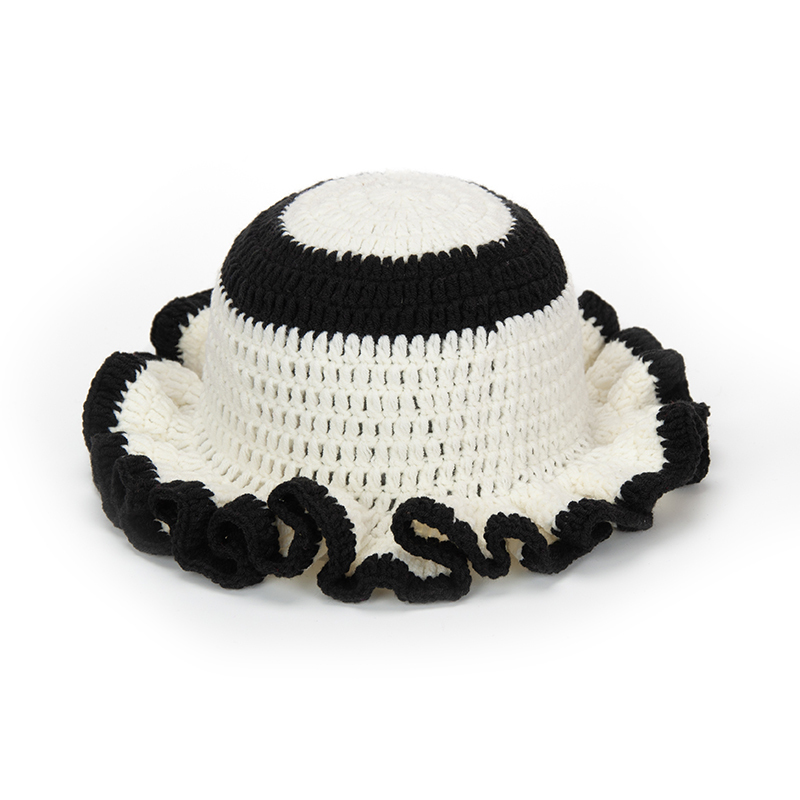 Madeshine New Floppy Handmade Crochet Knitted Ruffled Brim  display picture 2