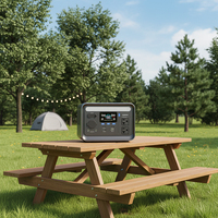 Générateur solaire d'urgence portable pour le camping, la maison et les voyages, batterie externe mobile, station d'alimentation portable Lifepo4 300w
