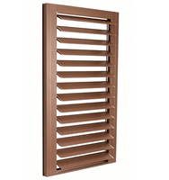 Système de ventilation mural vertical moderne Windowmate, décoration de façade, pare-soleil extérieur réglable, aluminium écologique