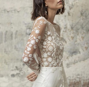 Liu Ming mode élégant Sexy femmes dentelle fête à manches longues <span class=keywords><strong>mariage</strong></span> longues barboteuses combishorts une pièce pantalon salopette - Product Image 2