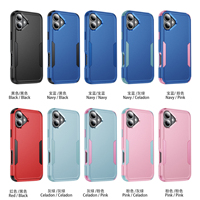 Housse hybride pour iPhone 16 14 Plus 15 13 12Pro Max Antichoc Robuste Protection Armure Heavy Duty 3 couches Housse Durable