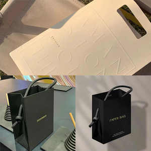 Tùy chỉnh cao cấp giấy kraft quần áo túi xách túi mua sắm in logo mỹ phẩm Túi Quà Tặng Bông xử lý nhiều lớp kết thúc - Product Image 4