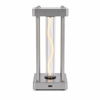 Lampe de bureau carrée à lumière tactile, intensité variable, veilleuse respirante, lampe d'ambiance en acrylique, décoration intérieure, cadeau de Noël, vente en gros, OEM