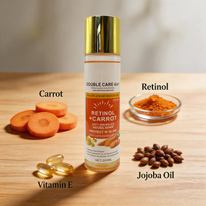 Retinol y Aceite de Zanahoria 100% Natural, Extracto de Plantas Orgánicas, Blanqueador de Piel, Antiarrugas, Aceite Corporal y Facial Antienvejecimiento, 200 ml, Venta al por Mayor - Product Image 4