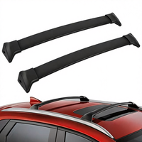Barres transversales de toit en alliage d'aluminium SPR avec capacité de charge de 30 kg 115x15x5 pour Mazda CX-3 modèles 16-20