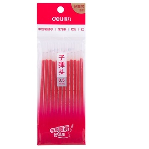 Recambios de bolígrafo Deli S768, tinta de gel negra de 0,5 mm para escribir, uso en oficina y estudiantes - Product Image 5