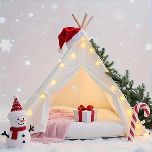 Paquete de 6 Tiendas de Campaña Tipo Tipi <span class=keywords><strong>para</strong></span> Fiestas Infantiles, Tienda de Juegos <span class=keywords><strong>para</strong></span> Interiores y Exteriores, Regalos de <span class=keywords><strong>Cumpleaños</strong></span> - Product Image 3