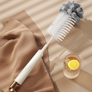 Cup <b>Brush</b> <b>Long</b> <b>Handle</b> Sponge Cleaning <b>Brush</b> For Glass And Bottle Kitchen Use - Product Image 4