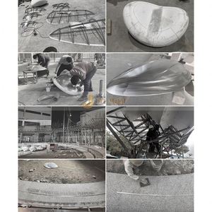 ANW0251014 Escultura Decorativa de Jardín de Acero Inoxidable 304 316 Estilo Art Deco - Product Image 2