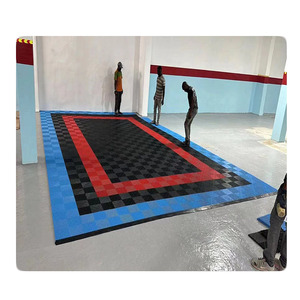 Baldosas de vinilo para suelo de garaje, fáciles de instalar, con sistema de encaje, ideales para el drenaje del agua, para interiores, baños y almacenes. - Product Image 4