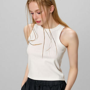 <b>Distressed</b> Vintage Washed Tank Y2K American Baddie 320GSM Cropped Slim - Product Image 2