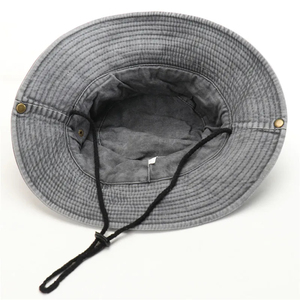 Chapeau Bob en Coton <span class=keywords><strong>pour</strong></span> Femmes et Hommes, à Large Bord, <span class=keywords><strong>pour</strong></span> la Randonnée, la Pêche, Protection UV, Chapeau de Soleil d'Été, Casquette de Plage Extérieure - Product Image 6