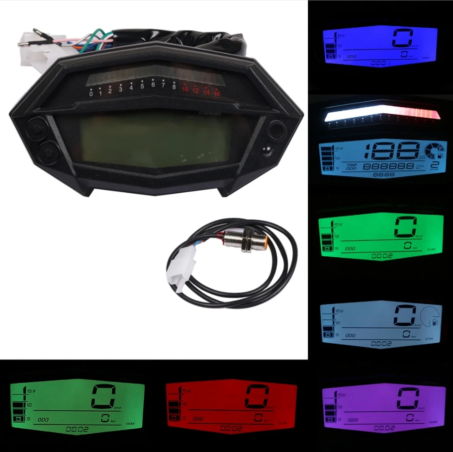 Kawasaki Z1000 Tachometer Hour Meter Odometer LCD Speedometer