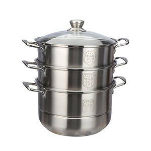 現代のスチームクッキング魚ステンレス鋼304キッチン金属蒸し鍋 - Product Image 1
