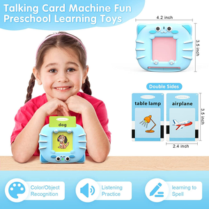 Éducatif de poche discours autisme thérapie sensorielle électronique <span class=keywords><strong>cognitive</strong></span> parler cartes Flash apprentissage Machine jouets - Product Image 4