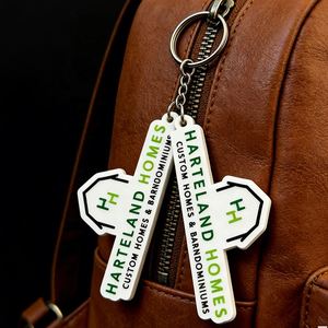 Trend 2026 Factory Direct Selling Personalized <b>Custom</b> Promotional Business Gifts Soft PVC Letter <b>Key</b> Chain 3D Rubber Keychain - Product Image 4