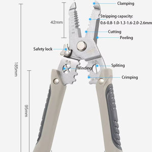 YTH-Z603 Draadstripper Crimptang Professionele Draad- en Kabelstripper Crimptang Elektrische Draadknipper Tang Kabelstripper - Product Image 1