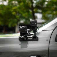 Monsoon-Ready Black AlMg Alloy A-Pillar Light Bracket Accessoires d'extérieur