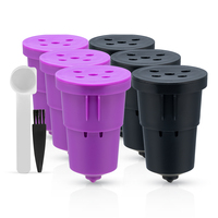 Capsule de café rechargeable sans BPA de qualité alimentaire, facile à nettoyer, dosettes de café réutilisables en PP, K-cups, compatibles avec K-Latte, B31, B40