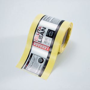 Custom Design Silver Hot Foil Stamping Product Packaging <b>Stickers</b> Printing Color Wholesale Waterproof Vinyl <b>Stickers</b> Rolls - Product Image 5