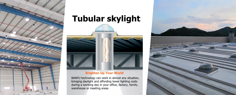 Green New Energy Solar Powered Skylight for Outdoor Lighting