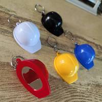 Portachiavi Personalizzati con Logo, Multifunzione a Forma di Casco di Sicurezza, Apribottiglie, Portachiavi in Acrilico, Anelli Portachiavi a Forma di Casco, Vendita all'Ingrosso