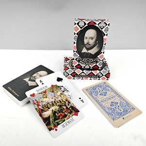 Cartas de Juego <span class=keywords><strong>Shakespeare</strong></span> con Logotipo Personalizado Thriwa, Esquinas Redondeadas, Acabado Barnizado y Laminado - Uso Promocional al por Mayor - Product Image 2