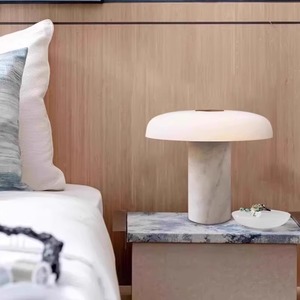 Marble Table <b>Lamp</b> <b>Led</b> Touch Control Bedside Night <b>Light</b> For Bedroom Living Room Nordic Minimalist Design - Product Image 1