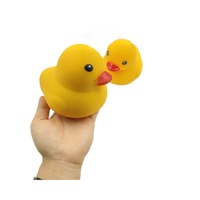 Promotion : Jouet Squishy Canard Jaune en Caoutchouc Souple, Canards Squishy Géants, Canard à Presser Géant, Jouet Squishy Dumpling XXL