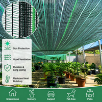 Donkergroene schaduwdoek anti-UV plantenschaduwdoek op maat gemaakte schaduwnet