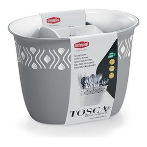 <span class=keywords><strong>Scola</strong></span> posate (19,5x13,5x14cm) TOSCA Grigio 55702 - Product Image 3