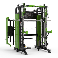 Équipement de gymnastique tout-en-un pour la maison, rack à squat multifonctionnel et machine Smith avec DY-9000 d'entraînement par câble d'exercice Power Rack