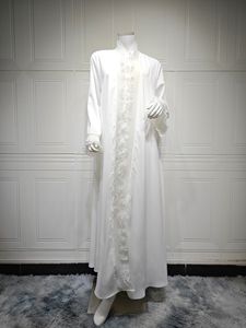 Nuova moda musulmana <span class=keywords><strong>elegante</strong></span> abito Abaya Kimono caftano luna con maniche ricamate Maxi abito di tacchino Cardigan da donna - Product Image 5