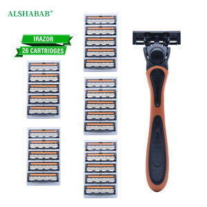 Maquinilla de Afeitar ALSHABAB de <span class=keywords><strong>3</strong></span> Capas con Hojas de Acero Inoxidable, 1 Mango con Sistema de 26 Cartuchos <span class=keywords><strong>para</strong></span> Hombre - Product Image 3