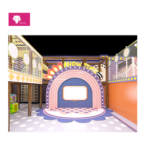 Aire de jeux intérieure commerciale personnalisée de la marque Hello Cat, labyrinthe, équipement de jeux souples de haute qualité, filet de protection, <span class=keywords><strong>mur</strong></span> d'<span class=keywords><strong>escalade</strong></span> - Product Image 2