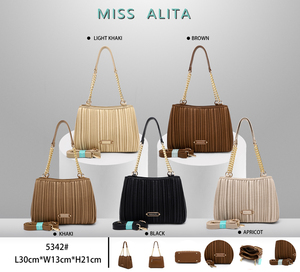 Sacs à bandoulière de style designer pour femmes, grand sac fourre-tout de shopping et de voyage MISSALITA - Product Image 2