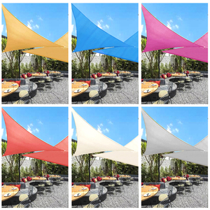 Garden Wave <strong>Shade</strong> <strong>Sail</strong> <strong>Triangular</strong> Awning Fabric Courtyard Sunshade Cloth HDPE + UV Stabilizer 80%-95% Shading Rate UV Protection - Product Image 6