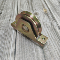 Roue de porte coulissante à roulement unique, Support interne de haute qualité, avec rainure en U/V/Y