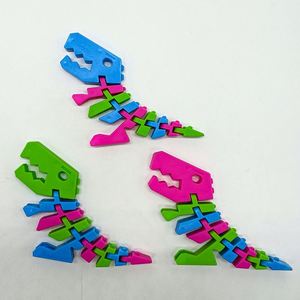 <b>Plastic</b> <b>Animal</b> Bone Pendant Fidget Toys Luminous Bone Dinosaur Chain Toys - Product Image 5