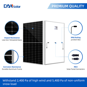 Tấm Năng Lượng Mặt Trời Quang Điện Tấm Pin Mặt Trời 10bb Đơn Tinh Thể 500 Watt 550 Watt 600 Watt Hàng Châu Âu - Product Image 5