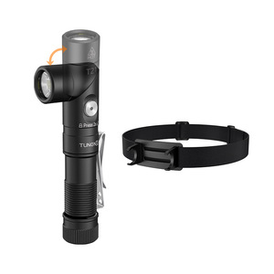Nouvelle lampe torche tactique rotative <span class=keywords><strong>T21</strong></span> avec aimant, étanche IP66, AA 1400 lumens, laser, pour le camping, la pêche, le travail et l'entretien en extérieur - Product Image 5