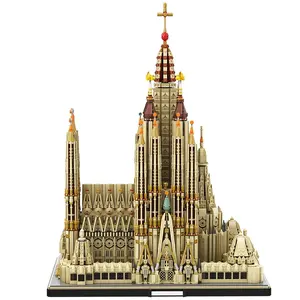 C6984 MOC-65795 sagrada Familia lâu đài nhà 10055pcs trẻ em thông minh DIY mô hình giáo dục đồ chơi khối xây dựng bộ