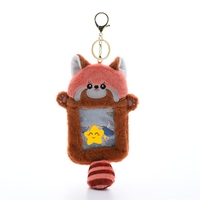 Design Korea Idol Kpop Porte-cartes Pingouin Tortue Abeille Chat Capibara Taiyaki Poisson Porte-clés Album Photo Porte-cartes Peluches