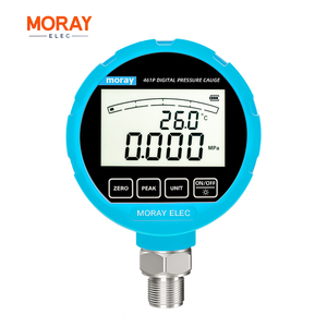 Moray ME461P Präzisions-Manometer aus Edelstahl mit LCD-Hintergrundbeleuchtung zur Temperaturmessung für Öl, Wasser, Kraftstoff, Digitales Vakuummeter - Product Image 1
