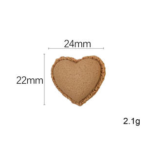 Dijes de Resina Pintados a Mano en Forma de Corazón y Redondos en Color Verde Amarillo para Slime, Fundas de Móvil, Llaveros, Manualidades y Decoraciones - Product Image 2