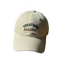 Casquette en coton personnalisée OEM, coton lavé, calotte souple pour hommes et femmes