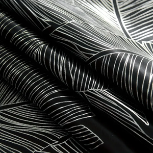 <strong>Single</strong> Sided High Light Blocking Silver Plant Leaf Pattern <strong>Curtains</strong> Are Soft Durable Suitable for Bedroom Home Washing <strong>Curtains</strong> - Product Image 3