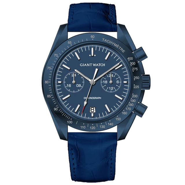 China Manufacturer 36mm Ceramic Analog Men Wristwatch Minimalist 3ATM Diver Watch with Interchangeable Bands