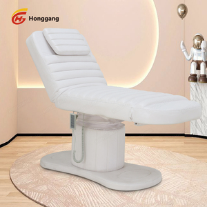 Cama Eléctrica de Lujo Estilo Moderno para Cosmética y Pestañas Cama Reclinable para Masaje Facial Camilla de Spa 3 Motores para Salón de Belleza - Product Image 1