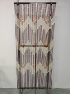 Rideau de <span class=keywords><strong>porte</strong></span> en perles de bois personnalisable, écran en bambou, pare-soleil mural en bambou - Product Image 2